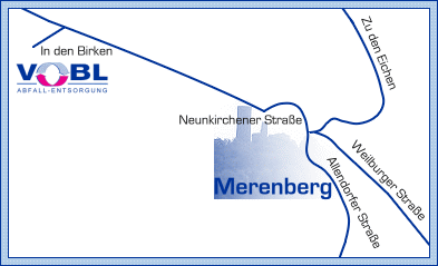 Wegskizze in Merenberg